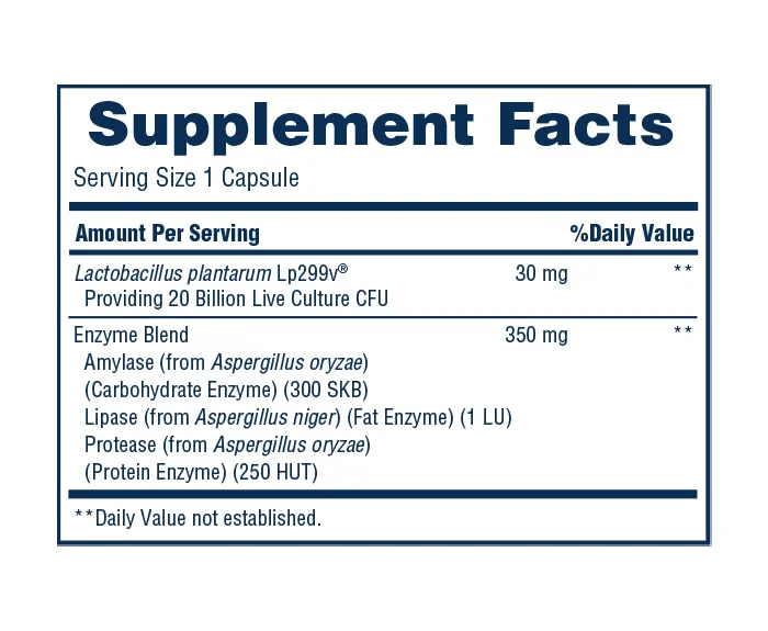 Enzyme Probiotic Complex Plus, 30 Capsules