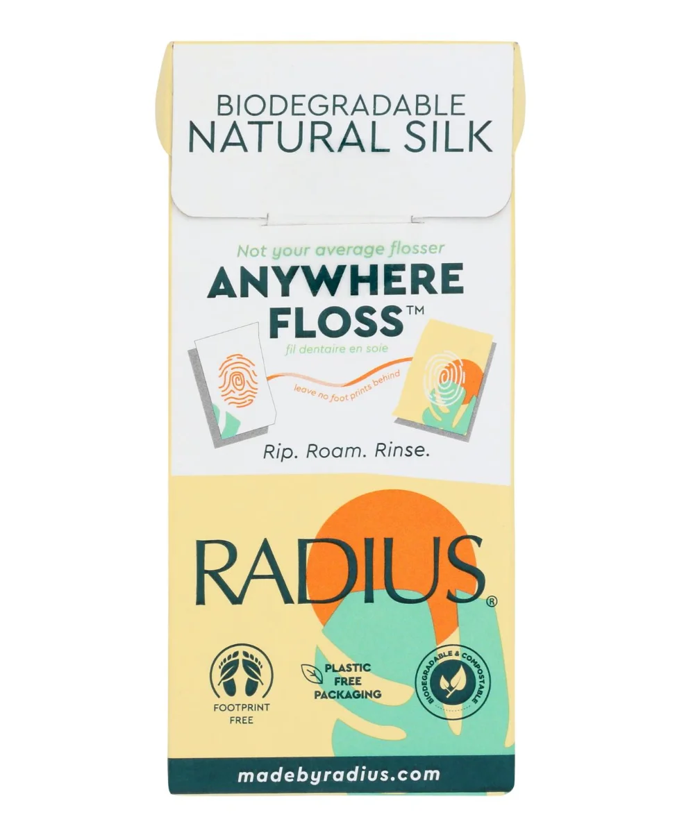 Radius Natural Silk Floss Sachets  - Case Of 20 - Ct