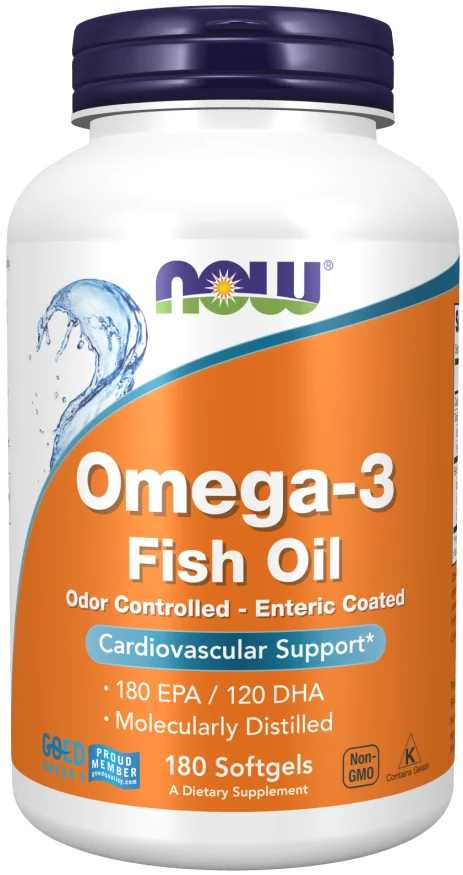 NOW Omega-3 - 180 Softgels