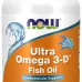 NOW Ultra Omega 3-D™ - 90 Softgels - Image 1