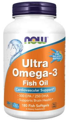 NOW Ultra Omega-3 - 180 Softgels