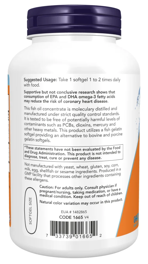 NOW Ultra Omega-3 - 180 Softgels