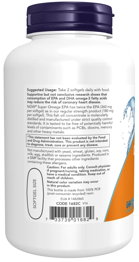 NOW Super Omega EPA - 240 Softgels