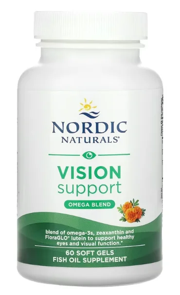 Nordic Naturals Vision Support Omega Blend - 730 mg - 60 Softgels