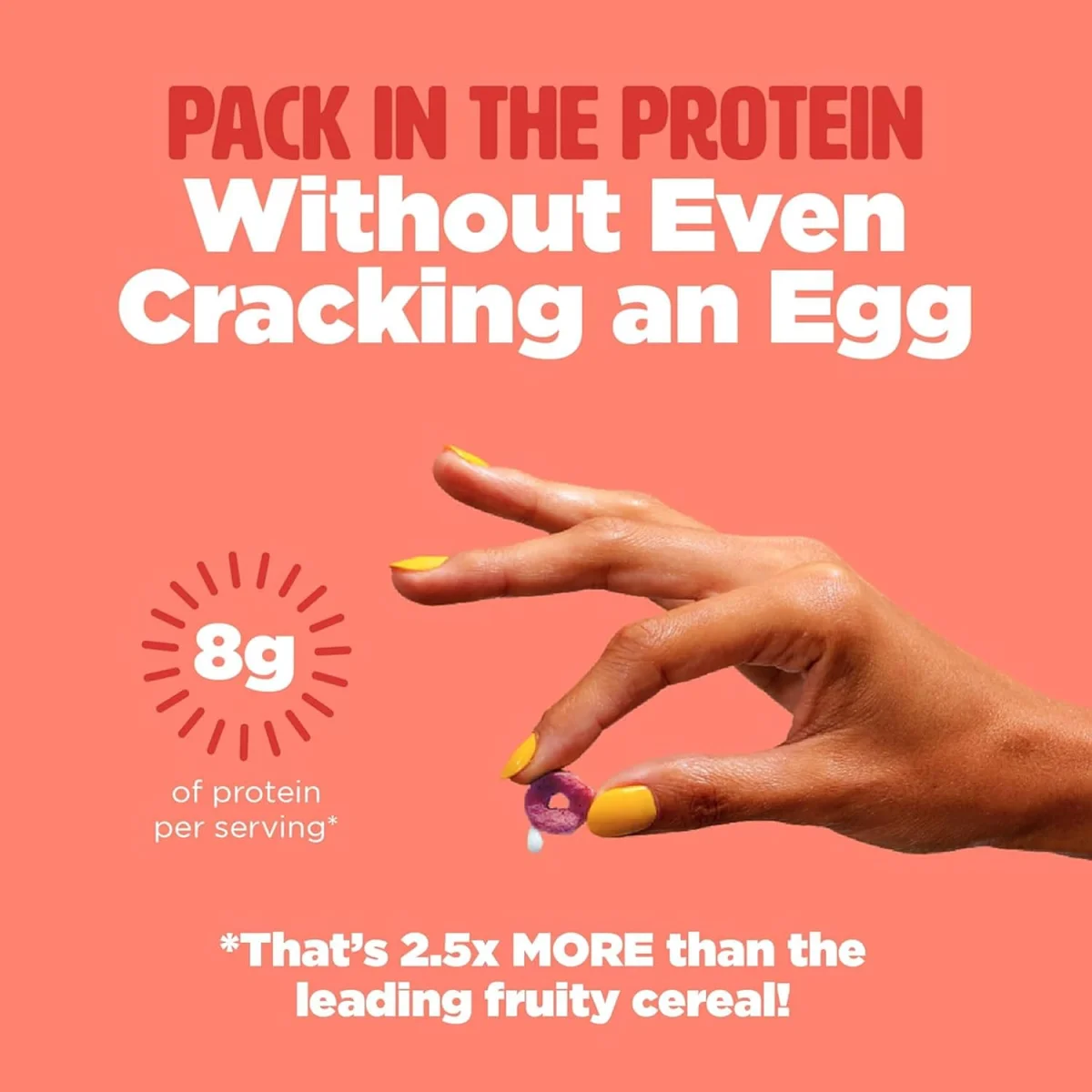 Three Wishes Gluten Free Protein Cereal, Fruity - 8.6 oz