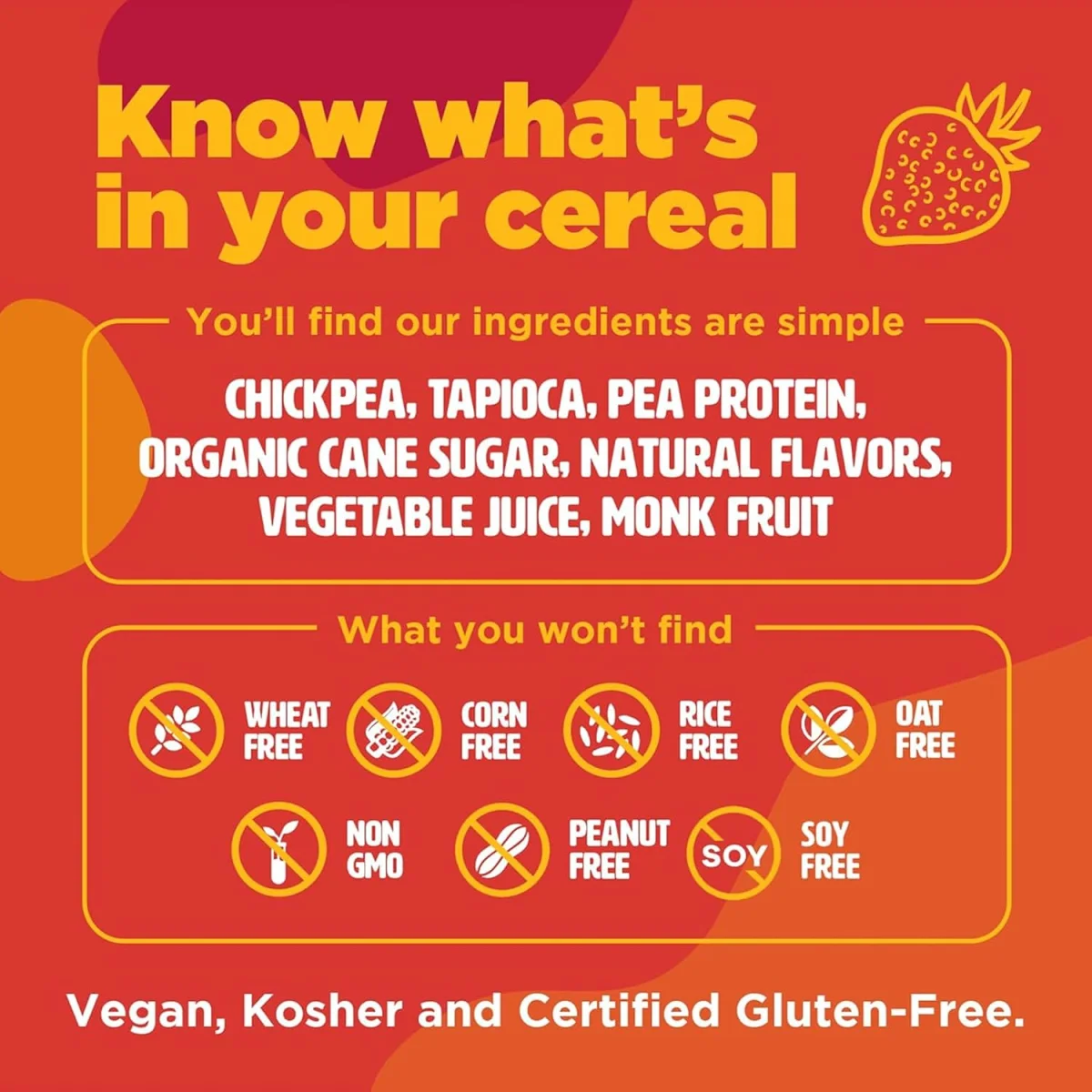 Three Wishes Gluten Free Protein Cereal, Fruity - 8.6 oz