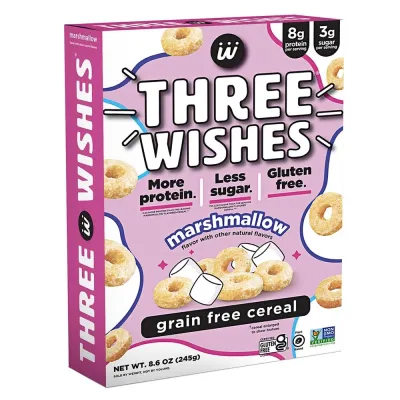 Three Wishes Gluten Free Marshmallow Cereal - 8.6 oz