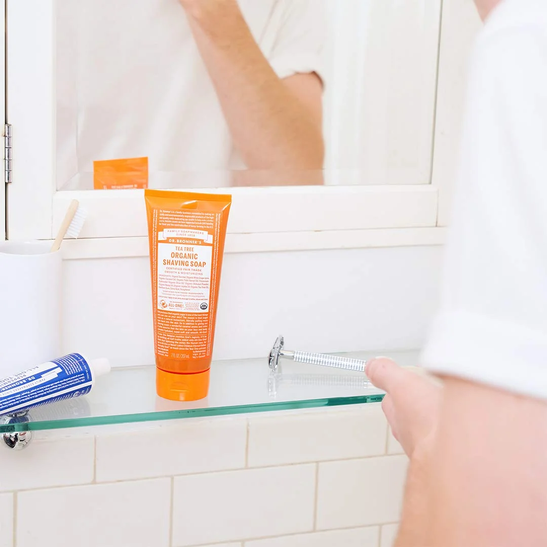 Dr. Bronner's Organic Shaving Soap Tea Tree - 7 fl oz
