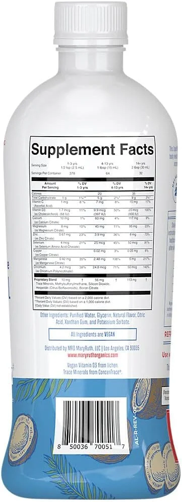 MaryRuth's, Liquid Nighttime Multimineral, Coconut Dream, 30 fl oz (887 ml)