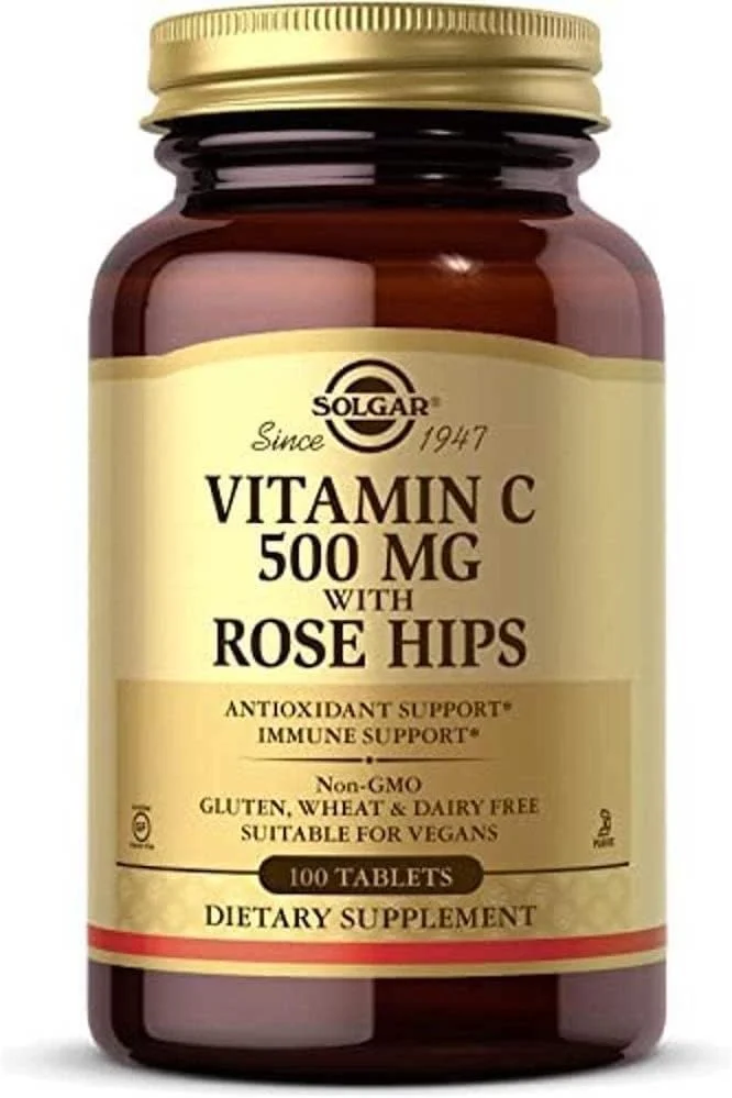 Solgar Vitamin C with Rose Hips - 500 mg - 100 Tablets
