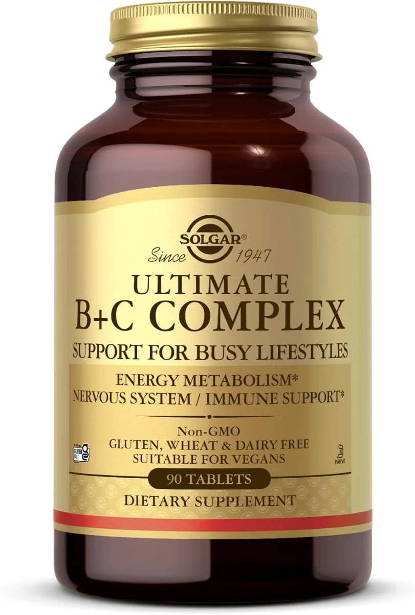 Solgar Ultimate B+C Complex Support For Busy Lifestyles - 90 Tablets