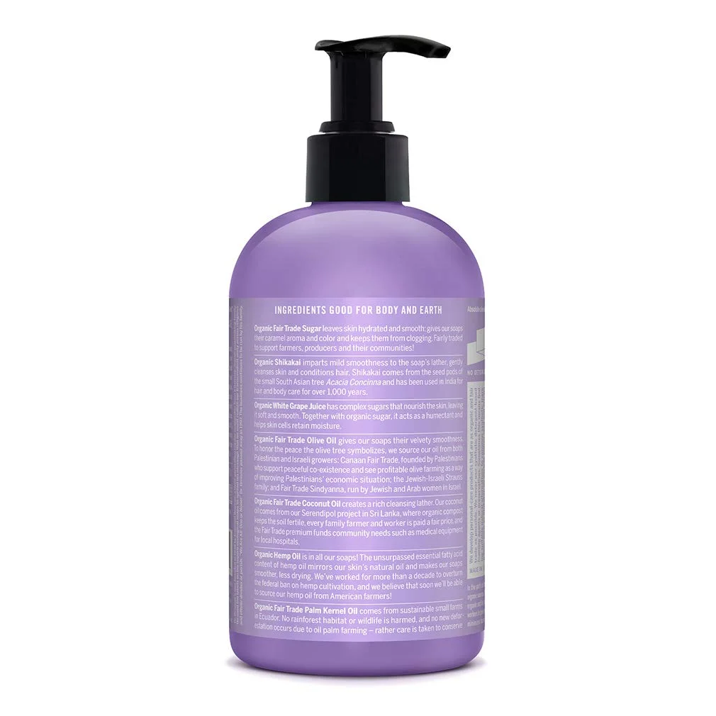 Dr. Bronner's Organic 4-in-1 Pump Soap Sugar Lavender - 24 fl oz