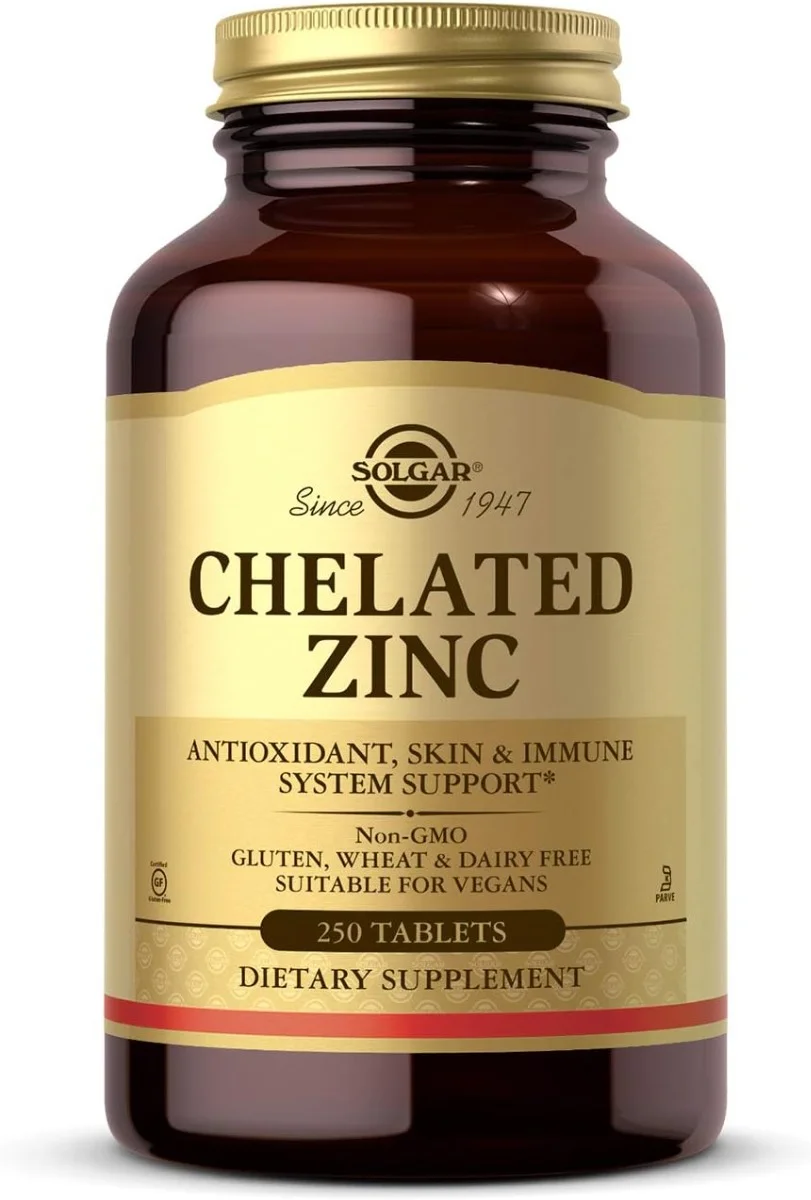 Solgar Chelated Zinc - 250 Tablets