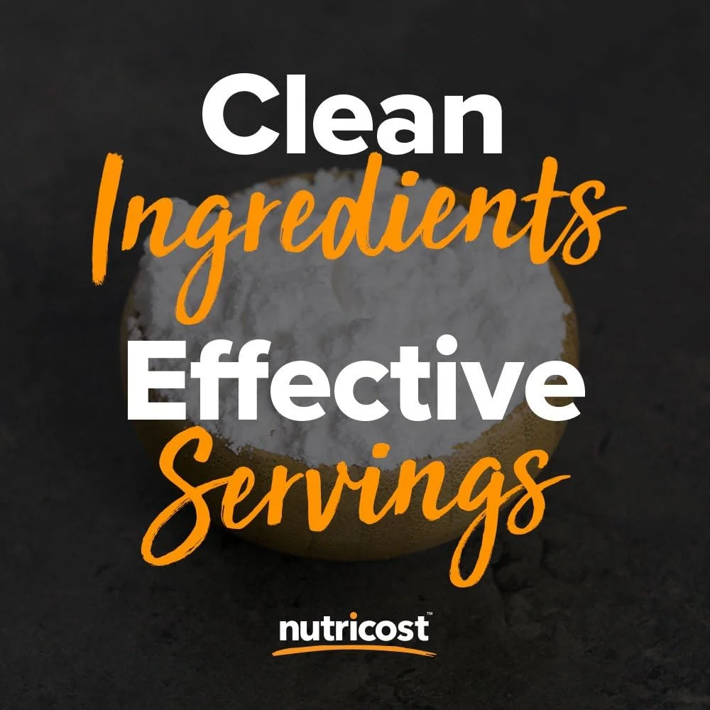 Nutricost L-Glutamine Powder Unflavored - 200 Servings