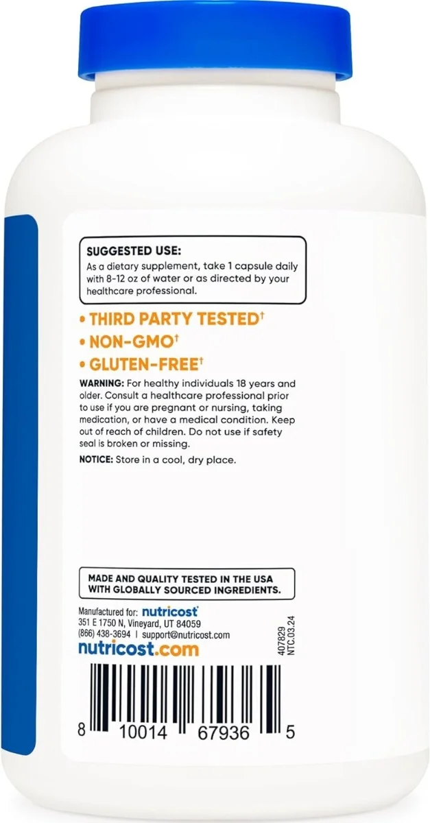 Nutricost L-Theanine - 200 mg - 240 Capsules