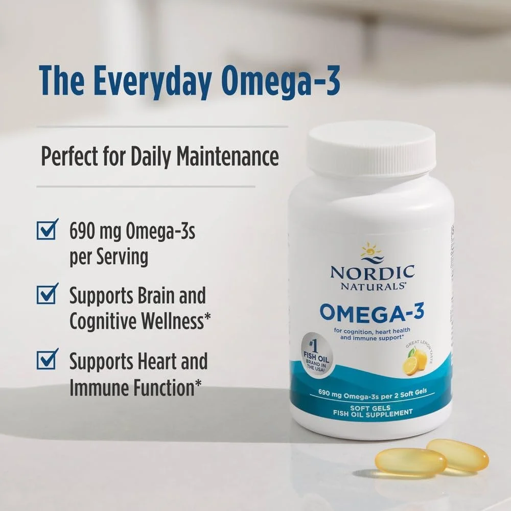 Nordic Naturals Omega-3 Lemon 690 mg 