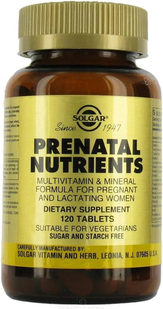 Solgar, Prenatal Nutrients, 120 Tablets