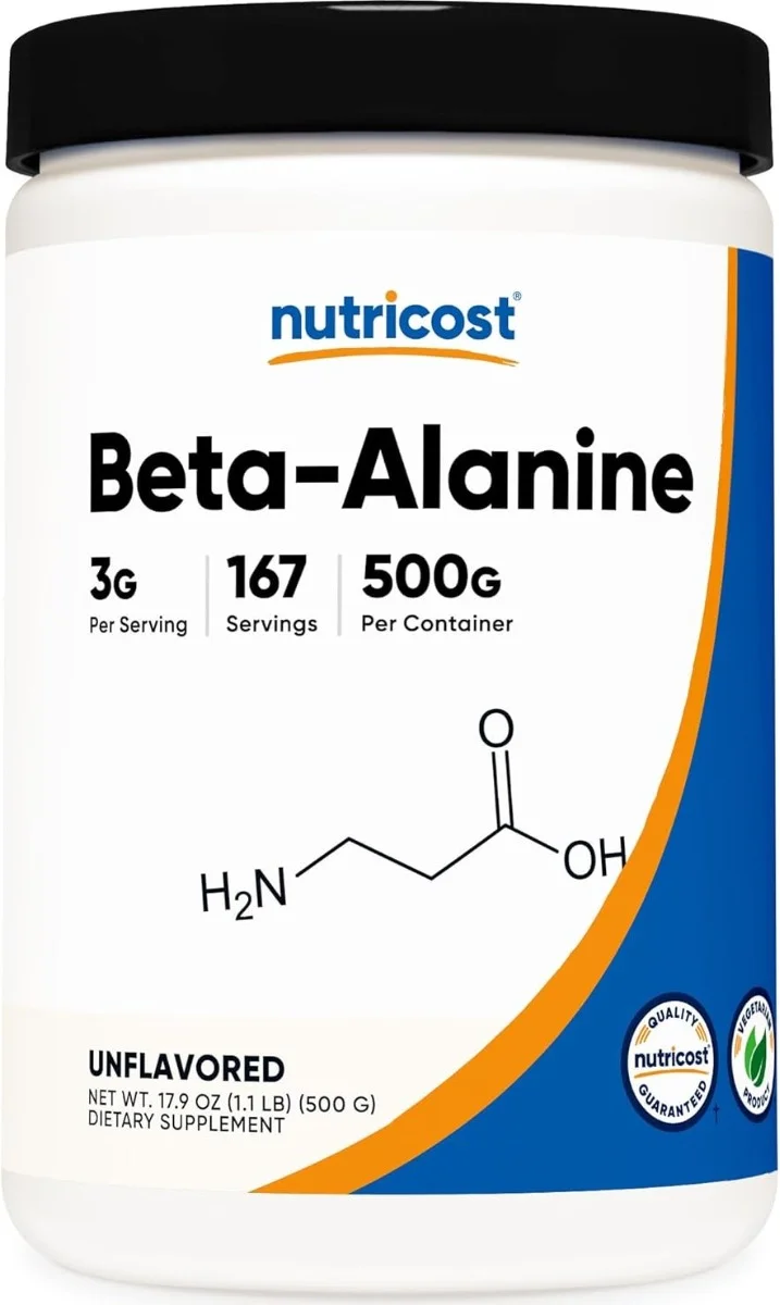 Nutricost, Beta-Alanine, Unflavored, 17.9 oz (500 g)