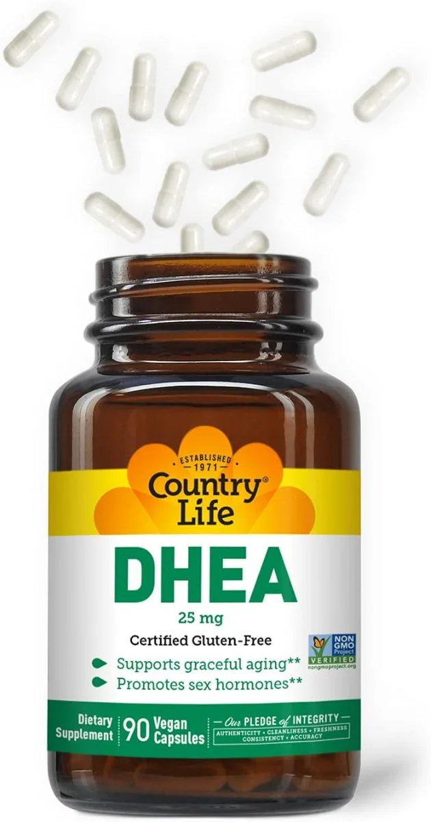 Country Life DHEA - 25 mg - 90 Vegetarian Capsules