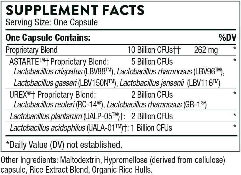 Thorne Research, Women's Daily Probiotic, 30 Capsules