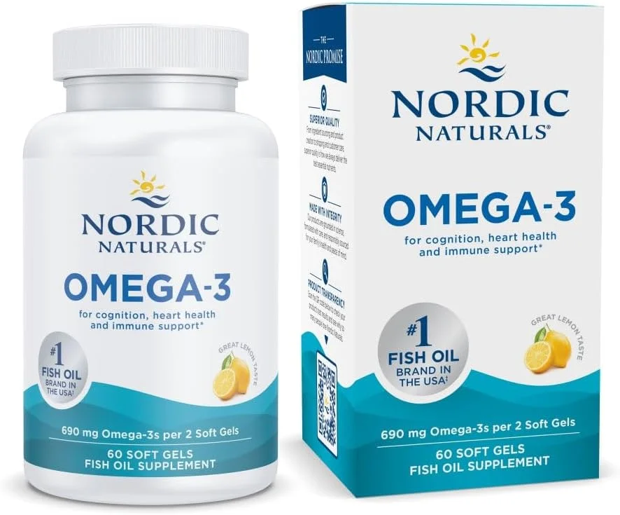 Nordic Naturals Omega-3 Lemon 690 mg 