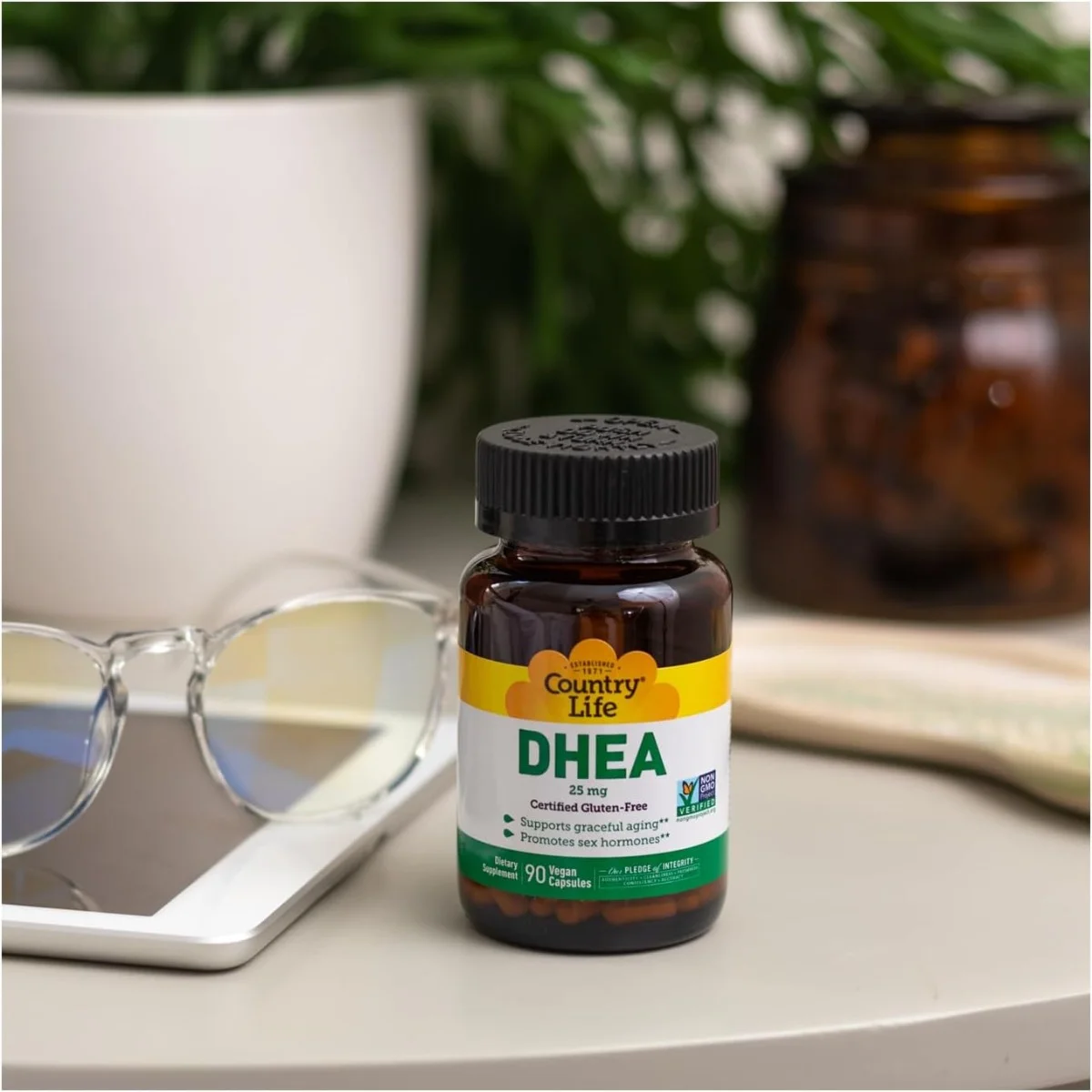 Country Life DHEA - 25 mg - 90 Vegetarian Capsules