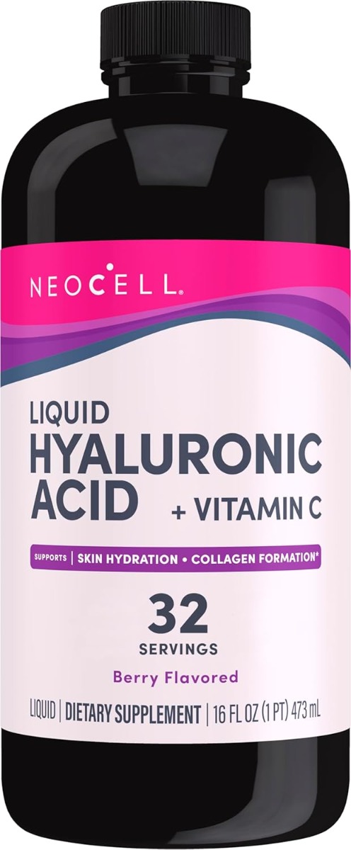 NeoCell Hyaluronic Acid Berry Liquid - 50 mg - 16 fl oz