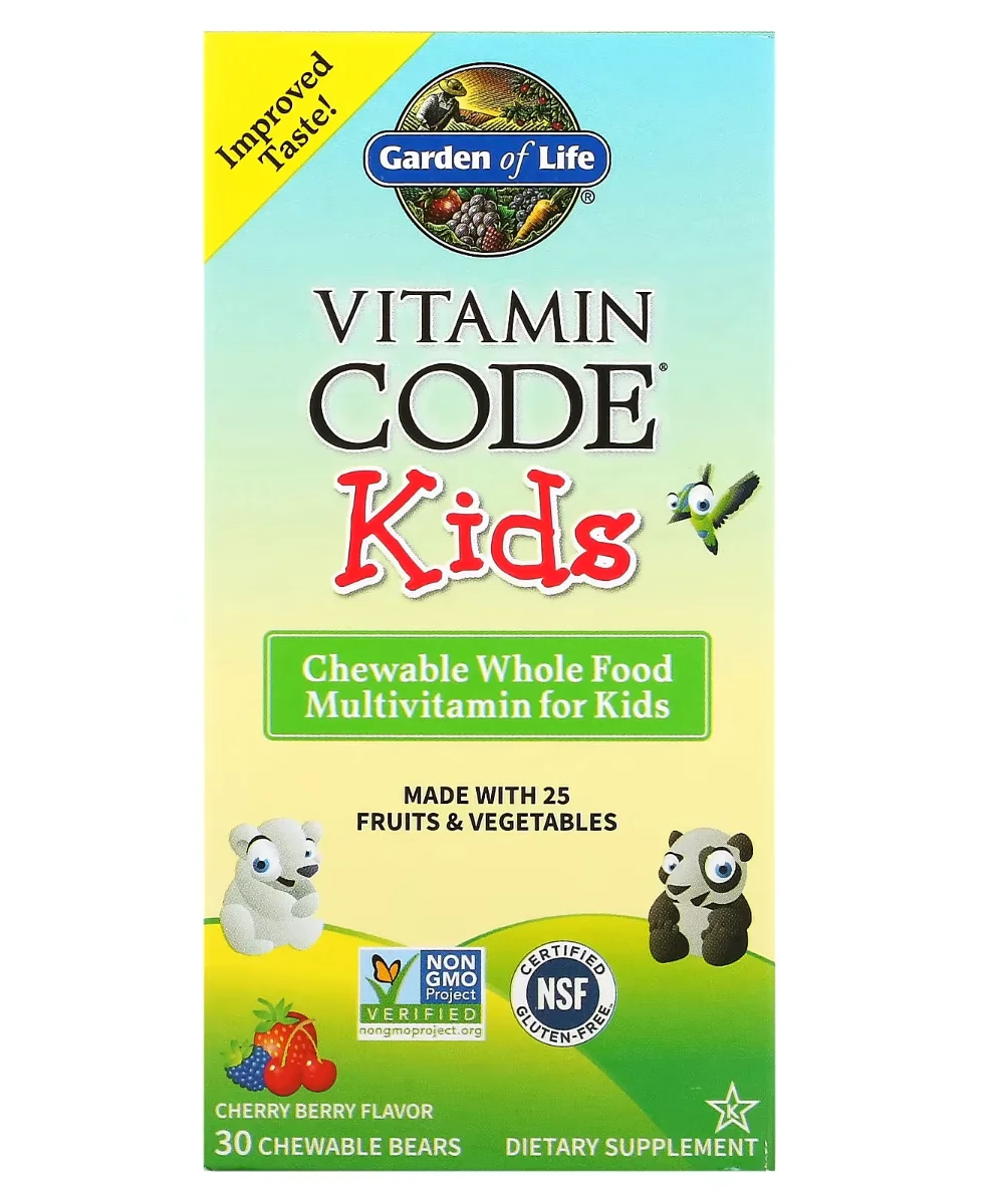 Garden of Life Kids Vitamin Code Multivitamin Cherry Berry - 30 Chewables
