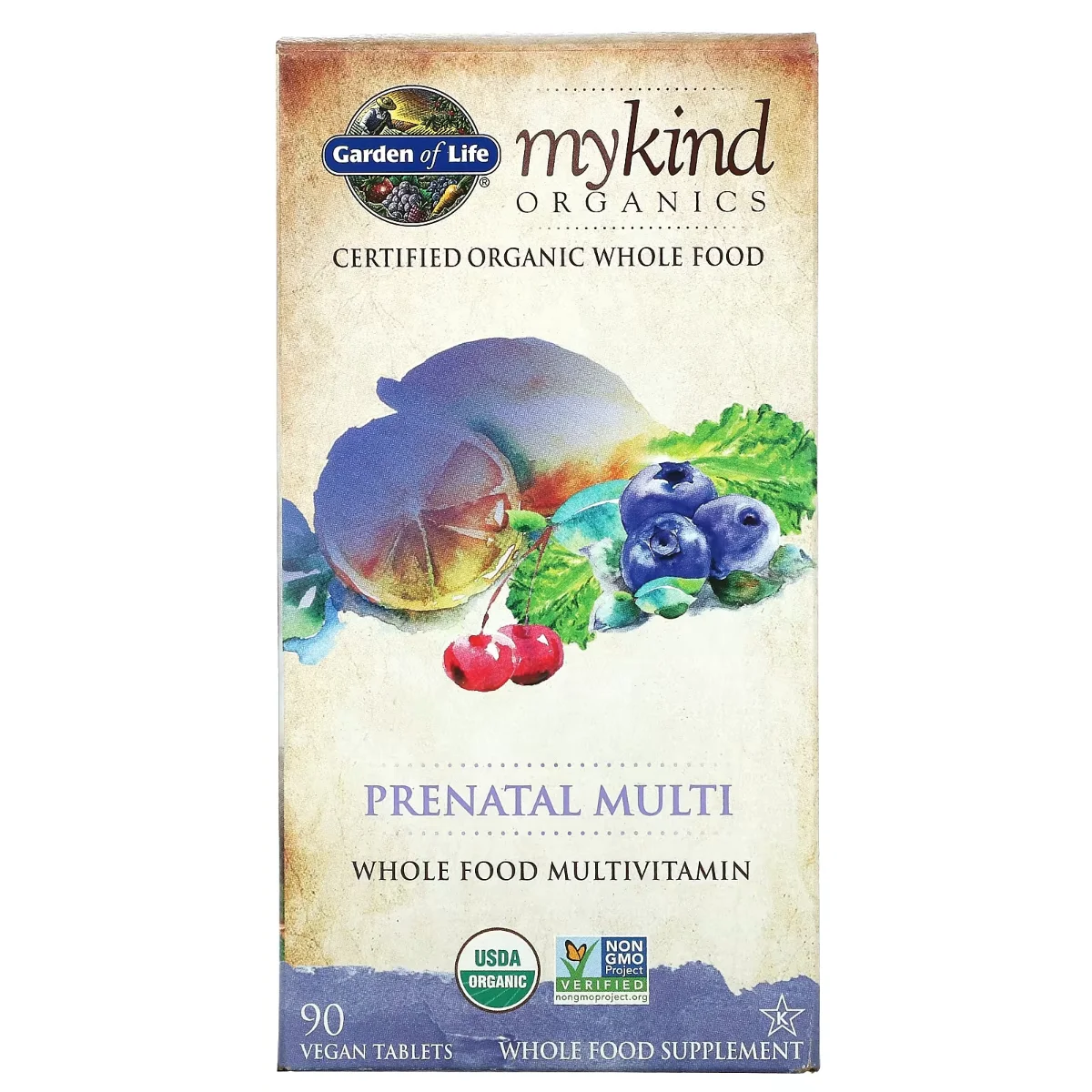 Garden of Life Organics Prenatal Multi - 90 Vegan Tablets