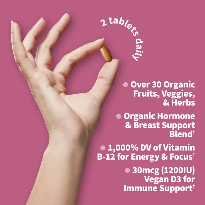 Garden of Life Organics Women's Multi 40 Plus - 60 Vegan Tablets