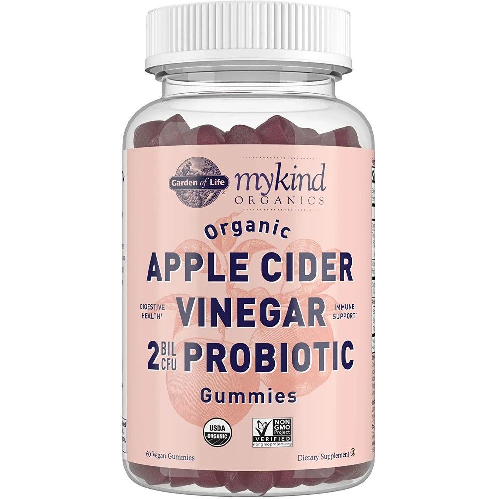 Garden of Life Organics Apple Cider Vinegar Probiotic - 2 billion CFU - 60 Vegan Gummies
