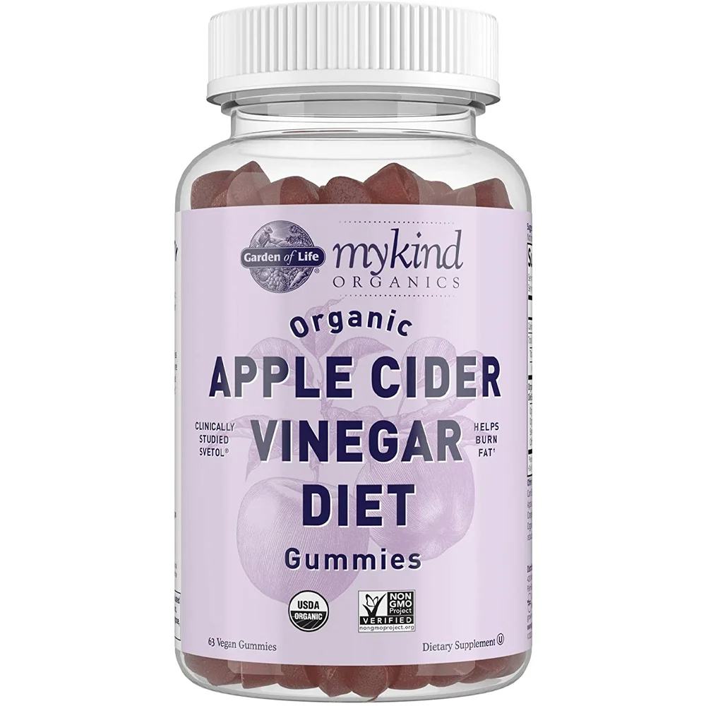 Garden Of Life Apple Cider Vinegar Diet 60 Vegan Gummies