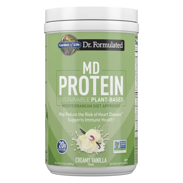 Dr. Formulated MD Protein Sustainable Plant-Based Creamy Vanilla 29.63oz (840 g)