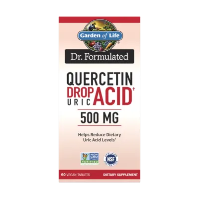 Garden of Life Dr Formulated Drop Uric Acid Defense Quercetin - 60 Vegan Tablets
