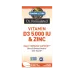 Garden of Life Dr. Formulated Vitamin D3 5000 IU & Zinc - 30 Small Tabs - Image 1