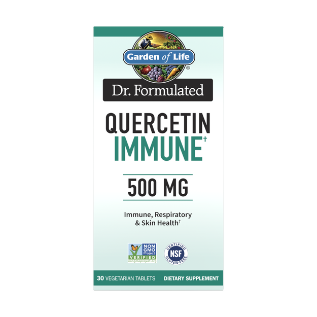 Garden of Life Dr. Formulated Quercetin Immune - 500 mg - 30 Vegetarian Tablets