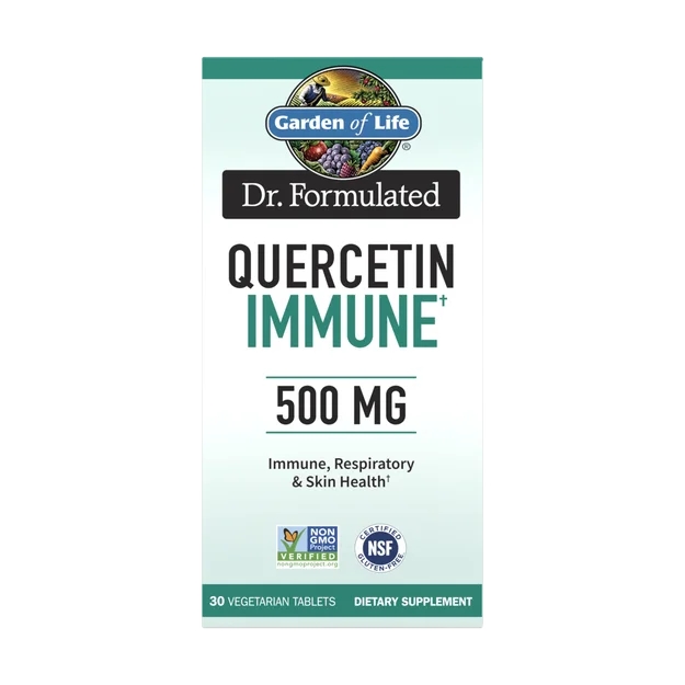 Garden of Life Dr. Formulated Quercetin Immune - 500 mg - 30 Vegetarian Tablets