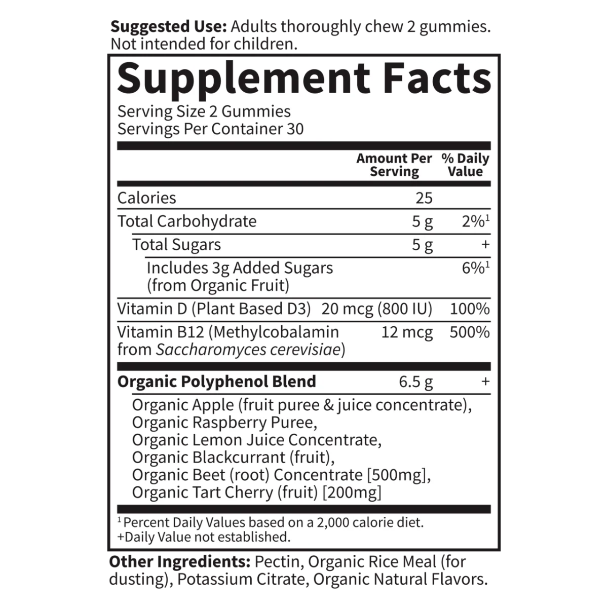 Garden of Life Organic Beets Gummies Raspberry - 60 Gummies