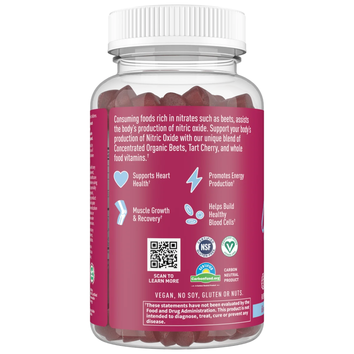 Garden of Life Organic Beets Gummies Raspberry - 60 Gummies