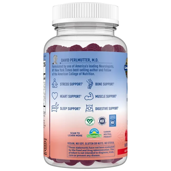 Garden of Life Dr. Formulated Magnesium with Pre & Probiotics Gummies Raspberry - 60 Gummies
