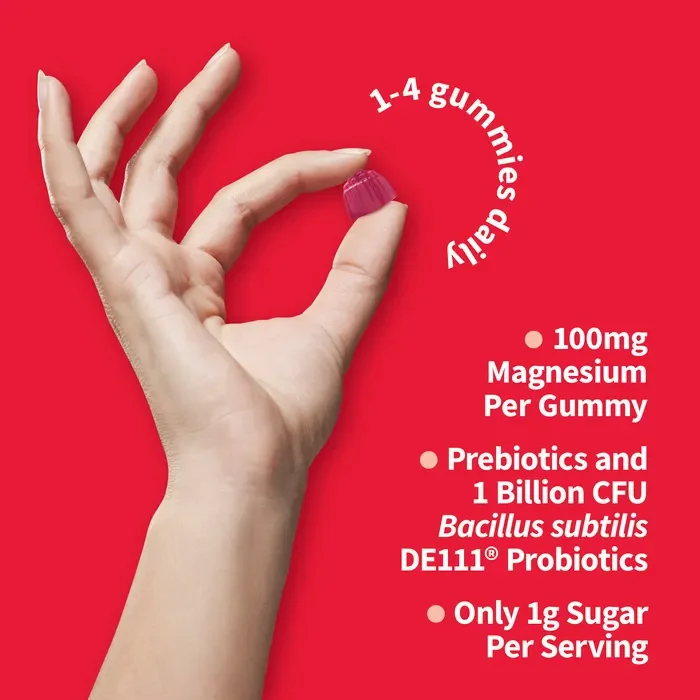 Garden of Life Dr. Formulated Magnesium with Pre & Probiotics Gummies Raspberry - 60 Gummies