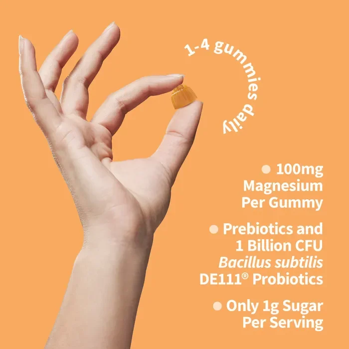 Garden of Life Dr. Formulated Magnesium with Pre & Probiotics Peach - 60 Gummies