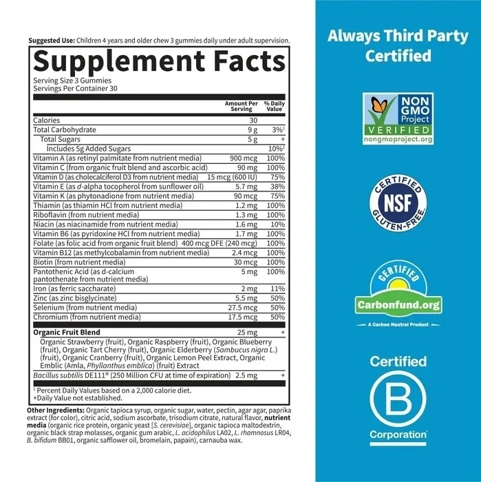 Garden of Life Kids Vitamin Code Multivitamin with Iron Orange - 90 Gummies