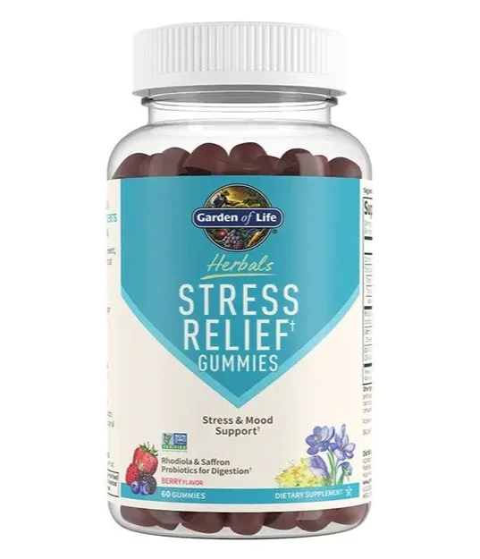 Garden of Life Herbal Stress Relief Gummies Berry - 60 Gummies