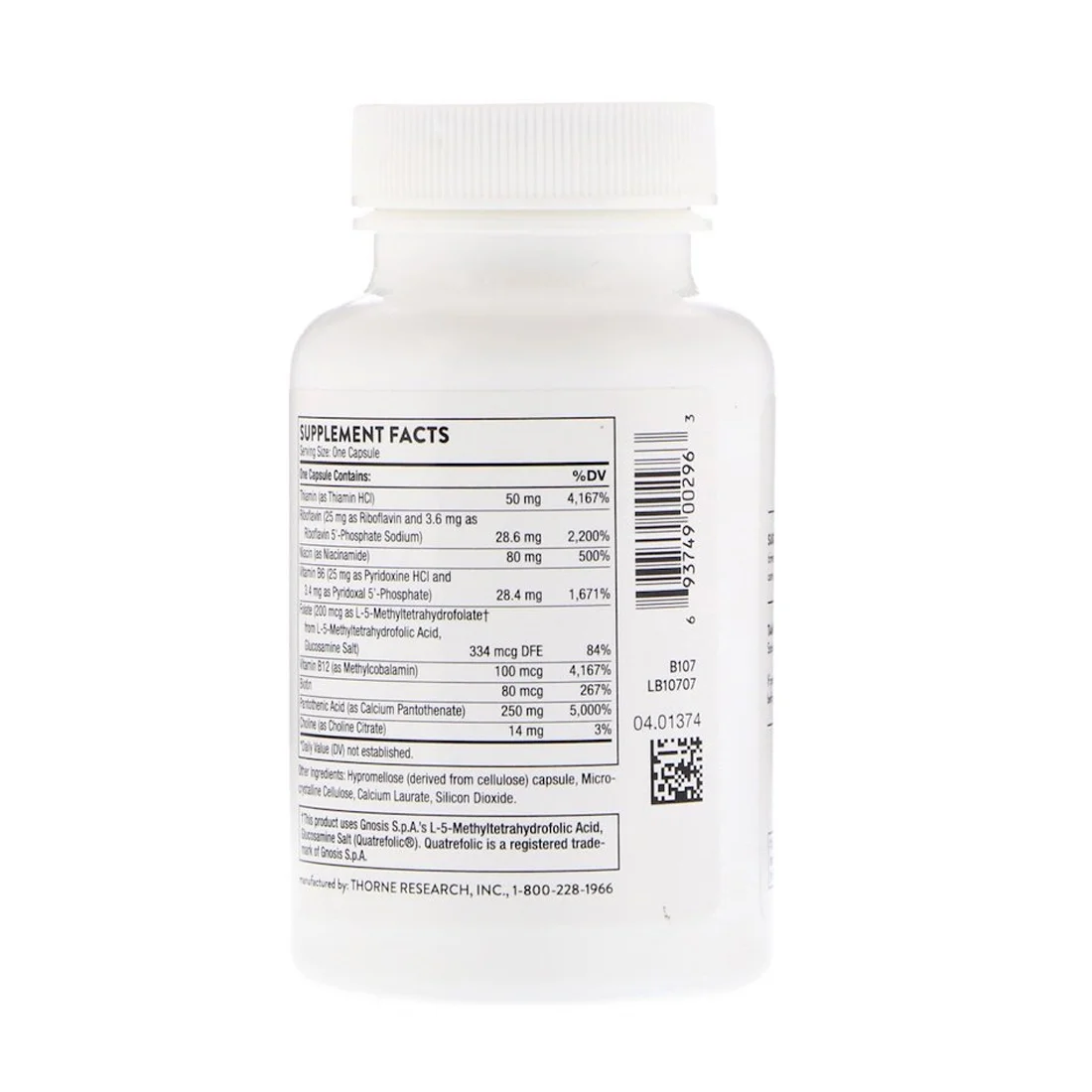 Thorne Stress B-Complex - 60 Capsules