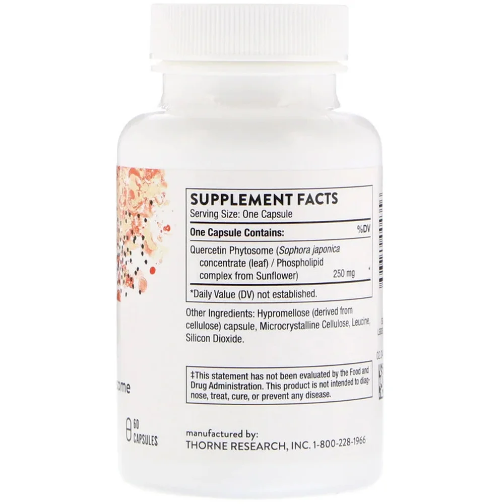 Thorne Quercetin Phytosome - 250 mg - 60 Capsules