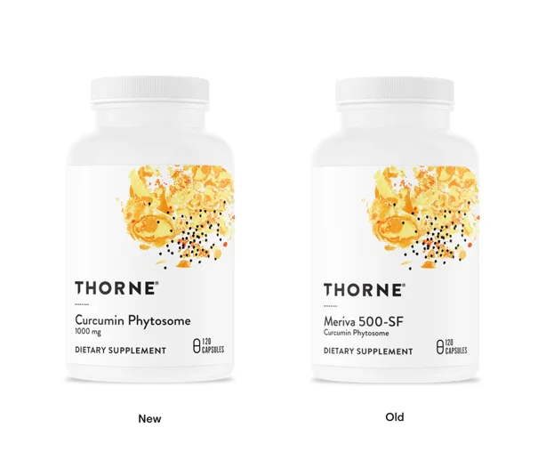 Thorne Curcumin Phytosome - 1000 mg - 120 Capsules
