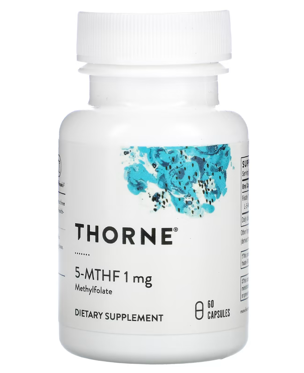 Thorne 5-MTHF Methylfolate - 1 mg - 60 Capsules