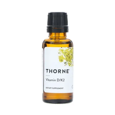 Thorne Vitamin D + K2 Liquid - 1 fl oz