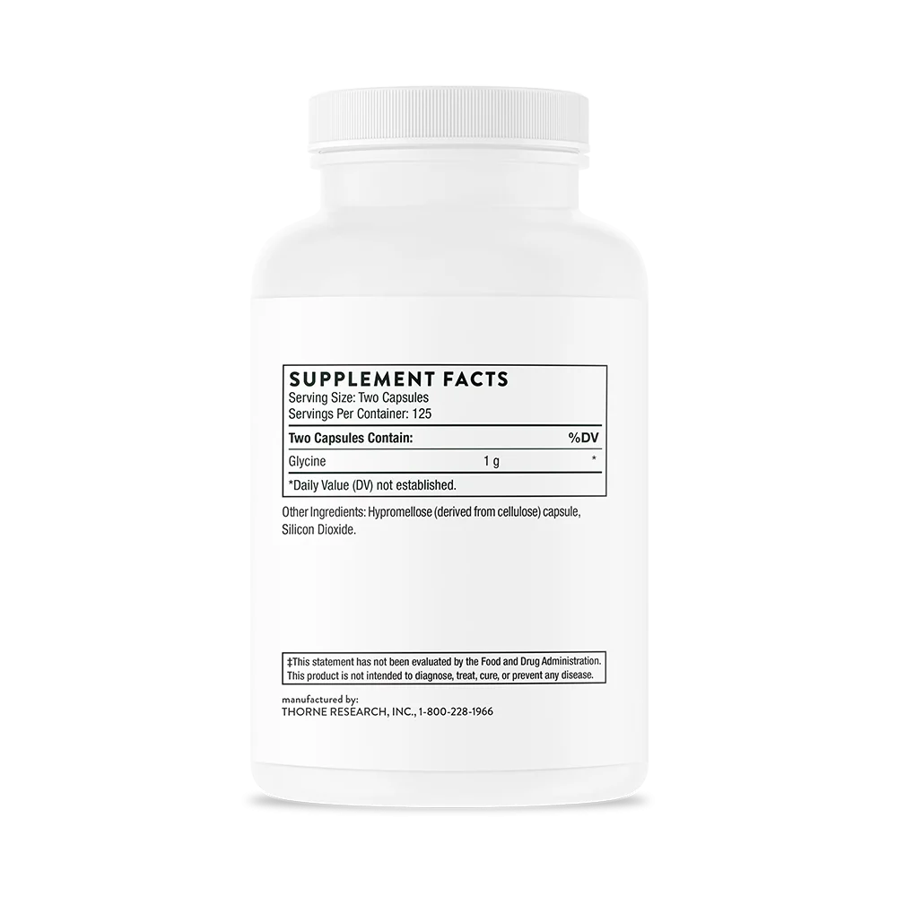 Thorne Glycine - 1 g - 250 Capsules